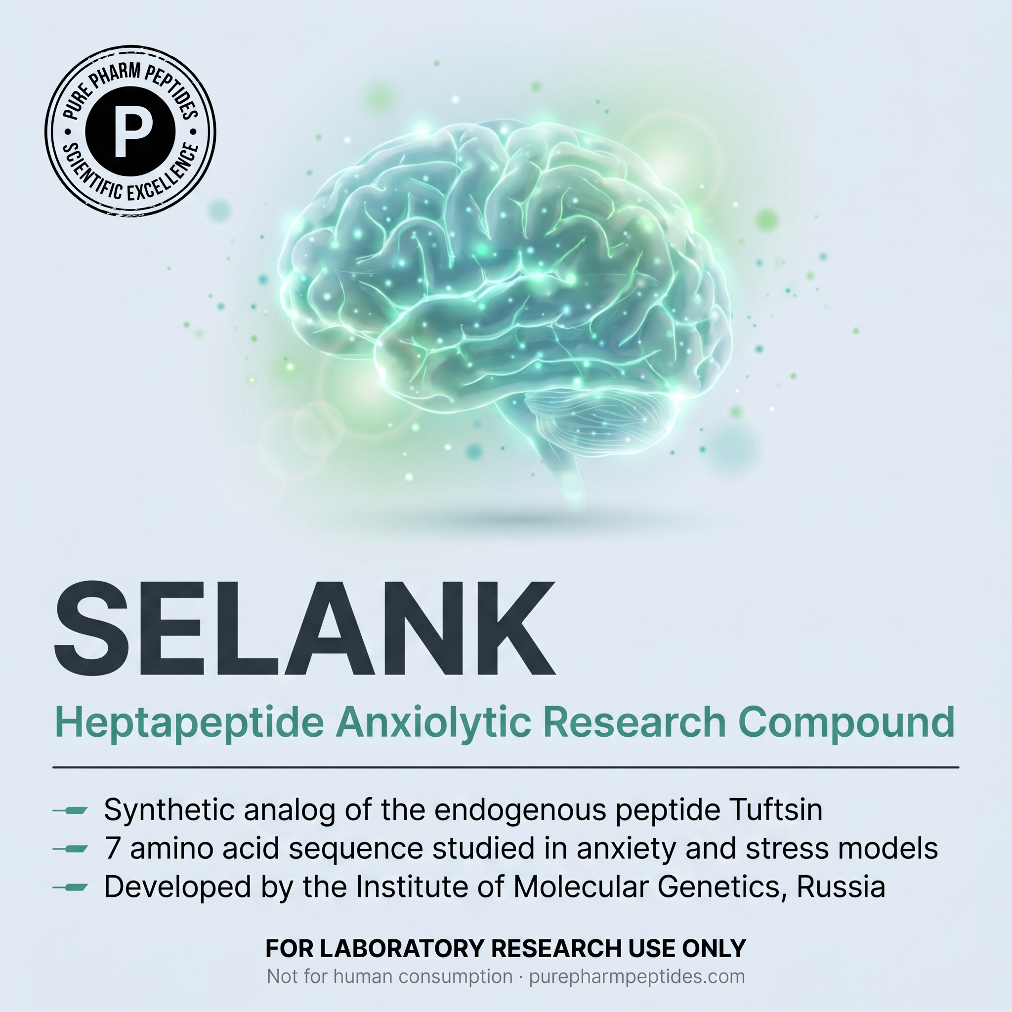 Selank post from @purepharmpeps